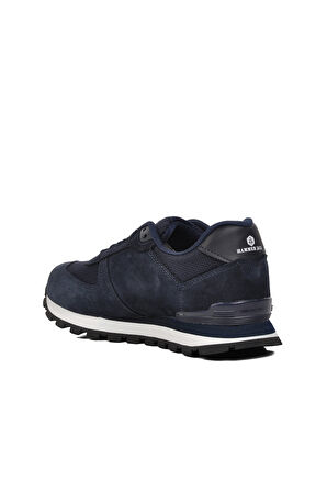 Hammer Jack Lacivert Beyaz Suni Deri Unisex Sneaker