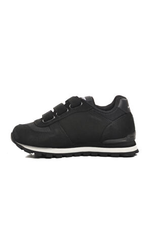 Hammer Jack Siyah Suni Deri Çocuk Sneaker