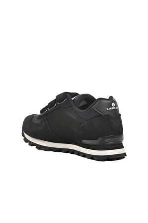 Hammer Jack Siyah Suni Deri Çocuk Sneaker