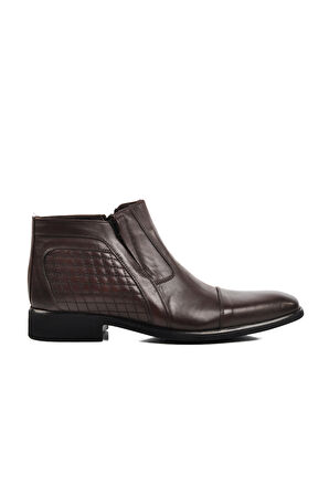 Aspor Kahve Hakiki Deri Klasik Erkek Bot