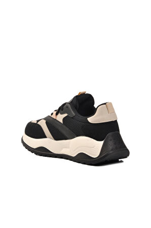 Aspor Siyah Kum Bağcıklı Unisex Sneaker