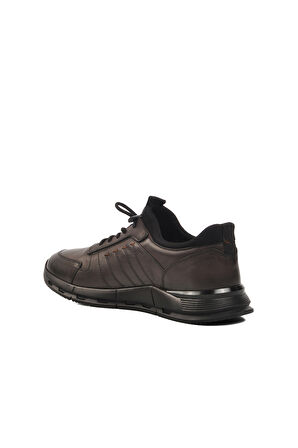 Aspor Kahve Hakiki Deri Erkek Casual Ayakkabı