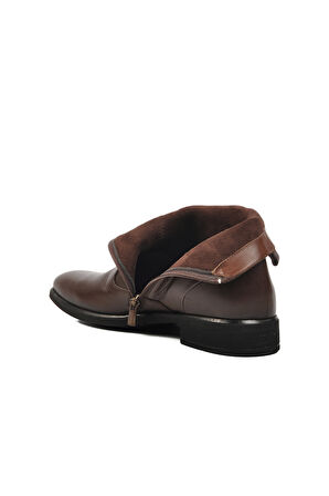 Aspor Kahve Hakiki Deri Klasik Erkek Bot