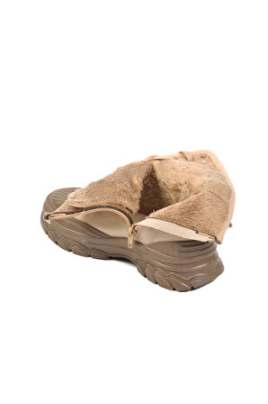 Walkway Bej İçi Kürklü Kadın Bot