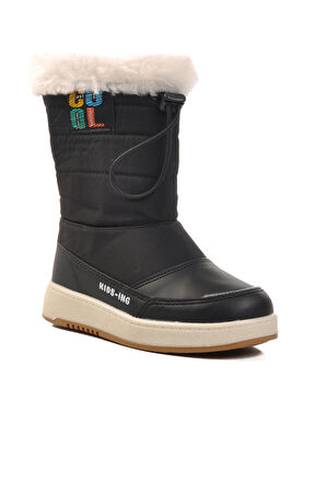 Aspor Siyah İçi Polarlı Kız Çocuk Bot