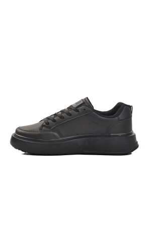 Aspor Siyah Bağcıklı Kadın Spor Ayakkabı Sneaker