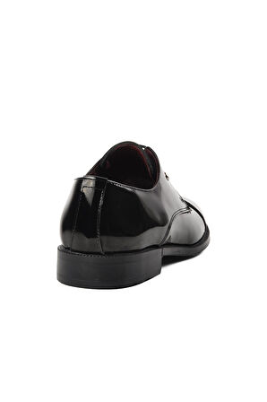 Pierre Cardin Siyah Rugan Hakiki Deri Erkek Klasik Ayakkabı