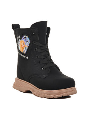 Walkway Siyah Somon İçi Kürklü Kız Çocuk Bot