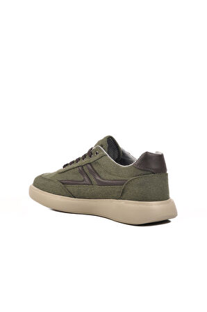 Aspor Yeşil Keten Erkek Sneaker Ayakkabı
