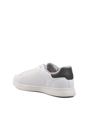Slazenger Beyaz Siyah Büyük Numara Erkek Sneaker Ayakkabı