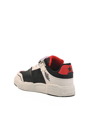 Aspor Kırmızı Cırtlı Unisex Çocuk Spor Ayakkabı Kısa F