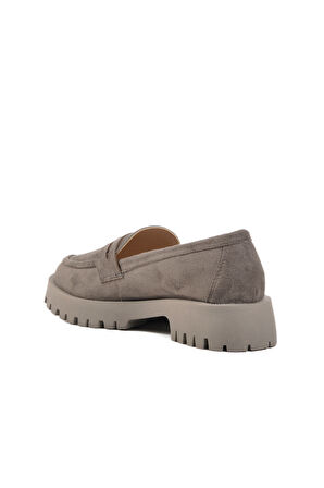 Pierre Cardin Gri Süet Kadın Casual Ayakkabı