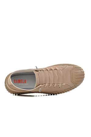 Gamelu Bej Keten Memory Foam Erkek Spor Ayakkabı