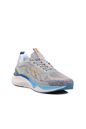 Aspor Buz Gri Triko Memory Foam Erkek Spor Ayakkabı