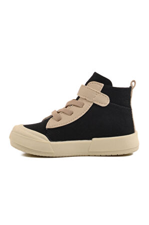 Aspor Siyah Erkek Çocuk Hi Sneaker