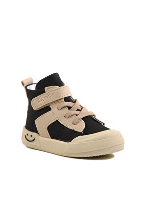 Aspor Siyah Erkek Çocuk Hi Sneaker