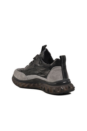 Guja Siyah Hakiki Deri Erkek Spor Ayakkabı