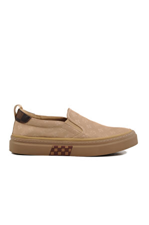 Guja Bej Hafif Slip-On Erkek Casual Ayakkabı