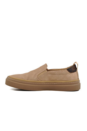 Guja Bej Hafif Slip-On Erkek Casual Ayakkabı