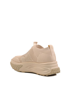 Guja Bej Triko Hafif Kadın Sneaker