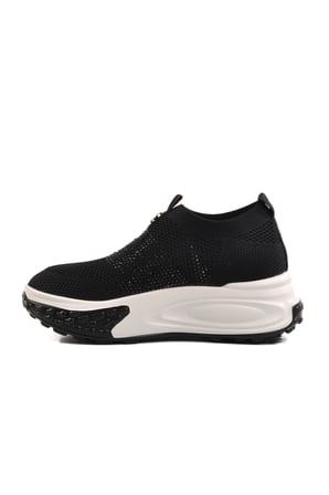 Guja Siyah Triko Hafif Kadın Sneaker