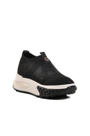 Guja Siyah Triko Hafif Kadın Sneaker