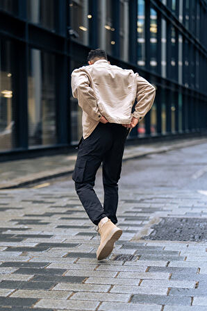 Pabucmarketi Bağcıklı Erkek Worker Bot Kum