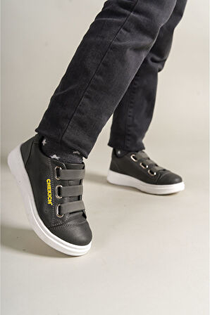 Pabucmarketi Lastikli Erkek Çocuk Günlük Ayakkabı Antrasit