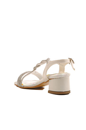 Aspor Sedef Taşlı Kız Çocuk Sandalet