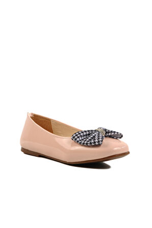 Aspor Pudra Rugan Fiyonk Kurdeleli Kız Çocuk Babet