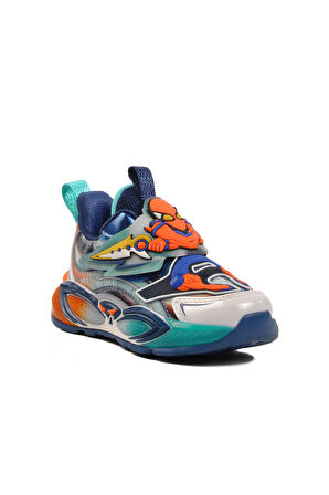 Pepino Lacivert Yeşil Cırtlı Erkek Çocuk Spor Ayakkabı