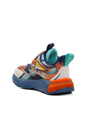 Pepino Lacivert Yeşil Cırtlı Erkek Çocuk Spor Ayakkabı