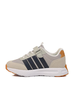 Pepino Gri Lacivert Cırtlı Erkek Çocuk Spor Ayakkabı