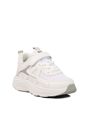 Pepino Beyaz Gri Cırtlı Erkek Çocuk Spor Ayakkabı