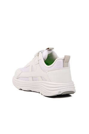 Pepino Beyaz Gri Cırtlı Erkek Çocuk Spor Ayakkabı