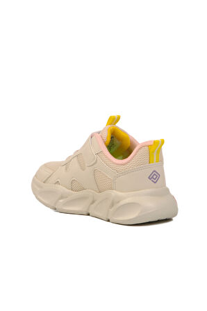 Pepino Krem Cırtlı Hafif Unisex Çocuk Spor Ayakkabı