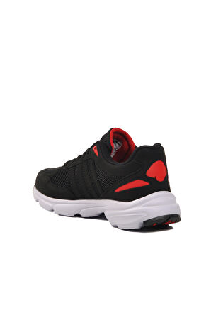 Walkway Siyah Beyaz Fileli Hafif Unisex Spor Ayakkabı