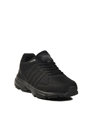 Walkway Siyah Fileli Hafif Unisex Spor Ayakkabı