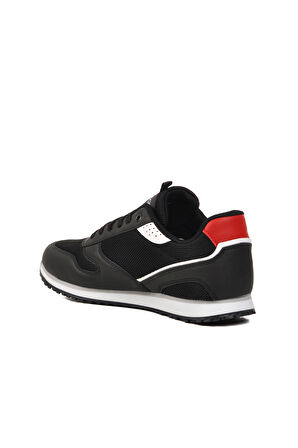 Slazenger Siyah-Beyaz Tekstil Erkek Spor Ayakkabı