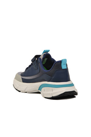 Pepino Lacivert Cırtlı Fileli Hafif Erkek Çocuk Spor Ayakkabı