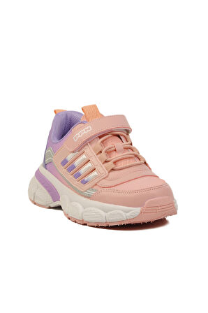 Pepino Pudra Cırtlı Fileli Hafif Kız Çocuk Spor Ayakkabı