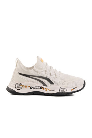 Bulldozer Beyaz Memory Foam Anorak Hafif Erkek Spor Ayakkabı