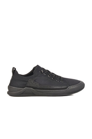 Gamelu Siyah Tekstil Erkek Sneaker