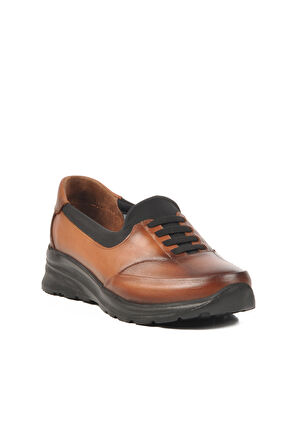 Aspor Taba Hakiki Deri Kadın Casual Ayakkabı