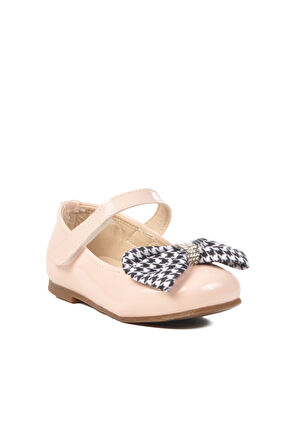 Aspor Pudra Rugan Kurdeleli Hafif Kız Çocuk Babet