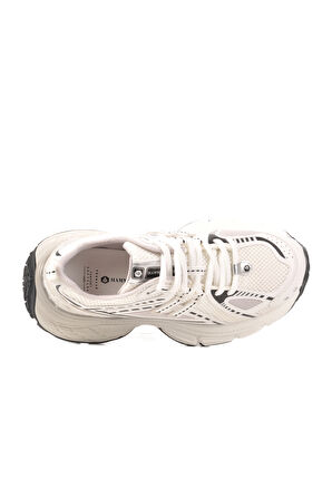 Hammer Jack Beyaz Memory Foam Fileli Kadın Spor Ayakkabı