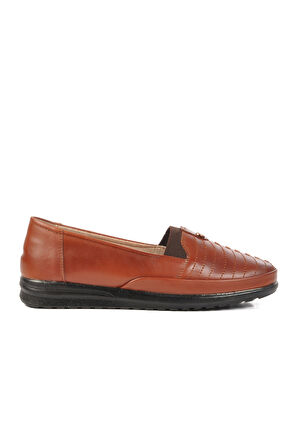 Aspor Taba Hakiki Deri Kadın Casual Ayakkabı