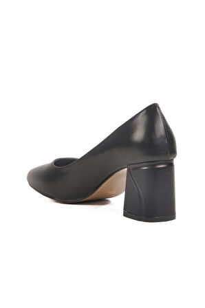 Aspor Siyah Kadın Topuklu Ayakkabı