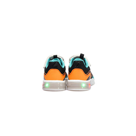 Hummel Siyah Cırtlı Fileli Işıklı Unisex Çocuk Spor Ayakkabı