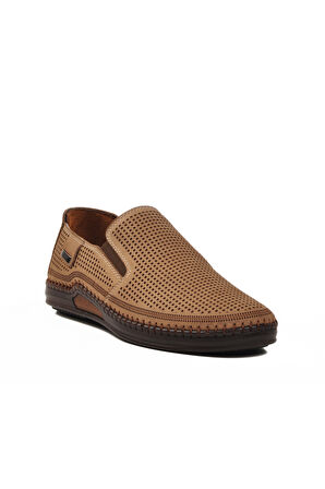 Aspor Kum Nubuk Hakiki Deri Jel Taban Erkek Casual Ayakkabı